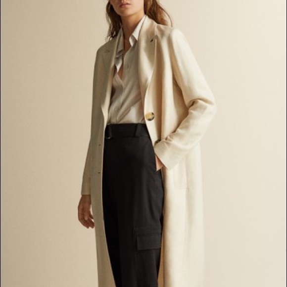 MASSIMO DUTTI black ankle cargo pants - Picture 4 of 4